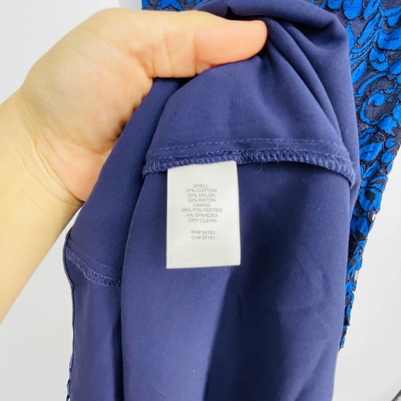 Eliza J Lace Cutout Back Gown Size 8 NWT $278 - Picture 9 of 11